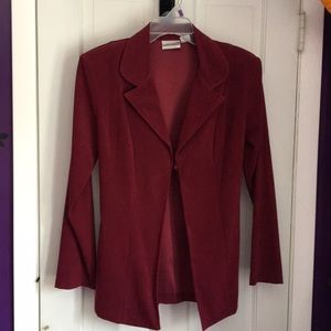 Cranberry skirt & jacket